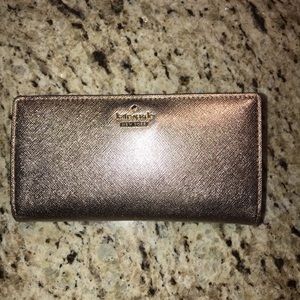 Kate Spade Rose Gold Wallet